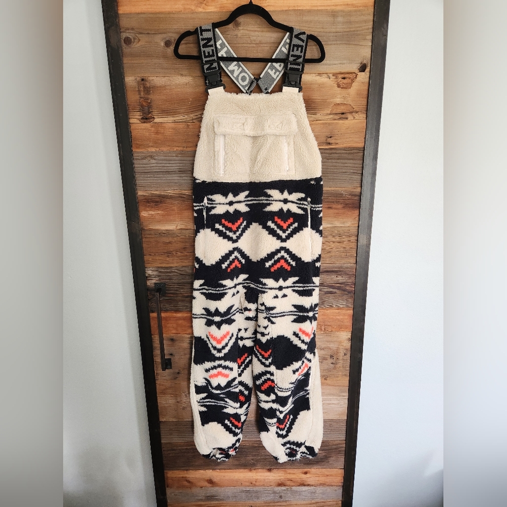 NWT S Free People Movement Hit TheSlopes Salopette Fleece Overalls - Picture 3 of 5